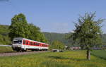 628 540-6  Rantum  als RB 26360 (Ulm Hbf-Ehingen(Donau)) bei Weiler 17.5.19