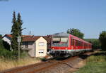 628 445-8 und 628 693-0 als RB 18944 (Landau(Pfalz)Hbf-Annweiler am Trifels) bei Albersweiler 29.6.19