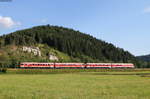 628 518-2 und 628 698-2 als RE 22333 (Donaueschingen-Ulm Hbf) bei Mühlheim 4.8.19