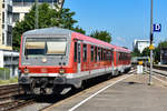 628 548 wird als Bodensee-Rad Express nach Ulm in FN Stadt bereitgestellt, 30.06.19