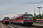 611 020+045 und 628 904 in Aulendorf am 28.05.19