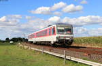 628 535-7 als D 1435 (Westerland(Sylt)-Bredstedt) bei Rissum Lindholm 1.9.20