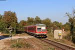 628 561-2 als RB 81475 (Wörth(Rhein)-Lauterbourg) bei Neuburg 21.9.20