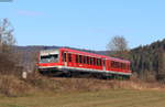 629 001-8 als RE 22308 (Ulm Hbf-Villingen(Schwarzw)) bei Immendingen 27.11.20