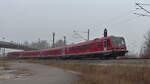 Die letzten Betriebstage der VT628 auf der RB51 Ulm - Biberach(Riß). Am 25.11.2021 fährt 628 904 mit 628 544 von Süden kommend über die Verbindungskurve nach Laupheim Stadt.