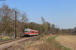 628 655-2 als RB 81463 (Wörth(Rhein) - Lauterbourg) am Esig Lauterbourg 23.2.22