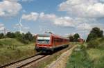 628 561 mit RB 5867 bei Rosow (27.07.2007)
