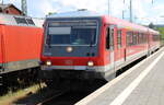 DB Südostbayernbahn 928 591  Pfarrkirchen  als Dienstfabrt Richtung Norden, am 26.05.2024 in Bebra.