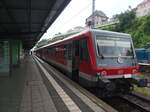 DB Regio 628 634 als Regionalexpress 6 nach Karlsruhe Hbf am 1.6.24 in Neustadt Weinstr Hbf 