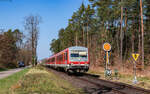 628 445 und 628 475 als RE 12021 (Neustadt(W) Hbf - Karlsruhe Hbf) bei Kandel 18.3.26