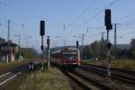 628 634-8 als RE 6 (Oft,auch wegen seiner vielen Halte  und seinem Fahrtziel, als Polen S-Bahn verschmht) von Stettin nach Lbeck Hbf am 3.10.2007 in Btzow