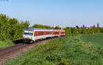 628 501  Hörnum  und 628 455 als RE 12032 (Karlsruhe Hbf - Neustadt(W) Hbf) am Evsig Kandel 22.4.26