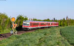 628 467 und 628 655 als RE 12036 (Karlsruhe Hbf - Neustadt(W) Hbf) am Evsig Kandel 22.4.26