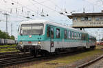 Am 30.05.2026 war die Parade beim Jubil�umsfest im DB Museum Koblenz. 628 201  nahm teil und rollt am Publikum vorbei.