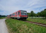 Die S�dostbayernbahn geh�rt zu den letzten Einsatzgebieten der Baureihe 628.