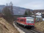628 342-8 fuhr am 2.Janaur 2008 als RE 22531 von Crailsheim nach Ulm Hbf.