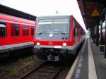 628 562 in Uelzen mit einer RB nach Braunschweig HBF