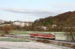 Gemtlich rollt 628 603 am Morgen des 22. November 2008 bei Hoffenheim als RB 18320 von Bad Friedrichshall-Jagstfeld nach Heidelberg seinem nchsten Halt in Meckesheim entgegen - Zuzenhausen wurde an diesem Tag aufgrund von Bauarbeiten durchfahren.