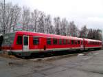 628928-589 sind am Gleisstutzen in Ried i.I.