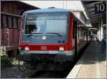 Ein langweiliges Bahnsteigsbild eines 628/928 im Hbf Trier? Nein, damit verknpft sich eine Geschichte.