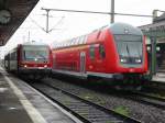 Zugtreffen in Worms hier treffen sich die RB44 nach Mannheim und die RB nach Bingen.