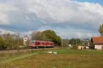 628 der Kurhessenbahn am 18.10.2009 bei Niederwetter