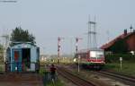 928 626-1 als RB 27153 (Mhldorf(Oberbay)-Burgh ausen(Oberbay)) bei der Durchfahrt Pirach 28.8.09 Gru an den Tf. Das Bild entstand nicht von einem Wagen!