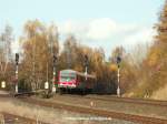 Herbststimmung in der Einfahrtkurve von Oberkotzau.