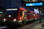 628 350 und 928 350 als RB 22731 nach Lindau Hbf, Friedrichshafen Stadt, 22.01.10