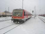 Hier 628 624 als RB66 von Szczecin Glowny nach Angermnde, bei der Einfahrt am 24.1.2010 in Angermnde.