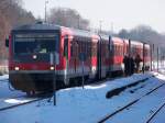 628 623 im Bahnhof Munster (26.01.10)