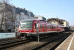 928 und 628 337 fahren nur durch. Sie wurden spter als RB eingesetzt. Friedrichshafen Stadt, 20.02.10