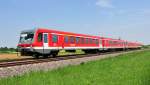 928 686 Eifel-Mosel-Express kurz hinter Euskirchen in Richtung Trier unterwegs - 20.05.2010