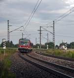 628 429 als Lz in Richtung Straubing, am 27.07.2010 kurz nach Plattling.