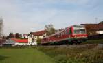 628 634 als RB von Frth(Odenw) nach Weinheim(Bergstr).Aufgenommen am 23.10.10 in Mrlenbach