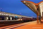 Nochmal 628 246 in der blauen Stunde in Hof Hbf am 27.10.2010.....