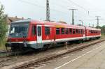 DB 928 631-1 + 628 631-4, Neubrandenburg, 18.08.2003
