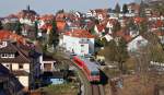 628 295 als RB nach Frth/Odenw.Aufgenommen am 26.02.11 in Weinheim(Bergstr).

