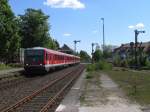 628 555/928 555 und 928 609/628 609 mit RB 14648 Uelzen-Bremen Hauptbahnhof auf Bahnhof Soltau am 3-5-2011.