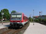 628 552/928 552 und 628 643/928 643 mit RB 14726 Soltau-Buchholz auf Bahnhof Soltau am 3-5-2011.