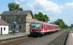 628 111 fuhr am 11.5.11 als RB von Neuenmarkt-Wirsberg nach Lichtenfels.