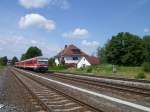 928/ 628 429 und 928/ 628 420 furen am 03.08.11 von Hof Hbf nach Regensburg.