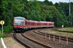 928 519 nach Trier bei der Einfahrt in den Bf Erftstadt-Liblar - 29.07.2011