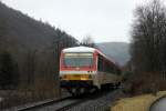 Westerwaldbahn 928 677-4 in Schutzbach