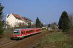 Die 628 508 am 06.04.2012 in Remscheid Lennep.