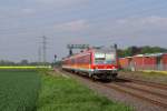 628 501 und ein weiterer 628 als RB 38 nach Grevenbroich zwischen Neuss und Holzheim (b. Neuss) am 07.05.2012