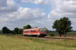 Der 628 496 am 17.06.2012 in Kapellen.