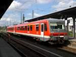 BR 628 als RB47 nach Wuppertal Hauptbahnhof im Hauptbahnhof Solingen.(9.7.2012) 