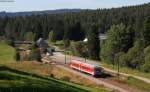 628 573-8 als RB 26953 (Titisee-Seebrugg) in Altglashtten Falkau 16.9.12