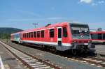 Am 30.07.2006 fuhr 628 230-5 als RB 18465 von Miltenberg nach Walldrn.